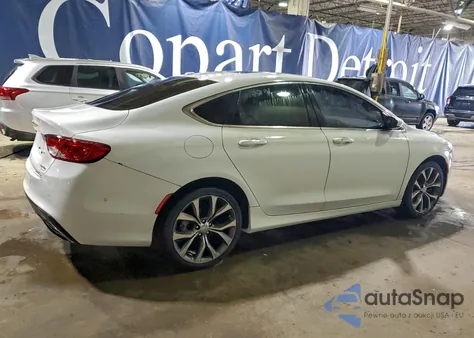 2015 Chrysler 200 C z USA, uszkodzony, nr VIN 1C3CCCEG0FN643380